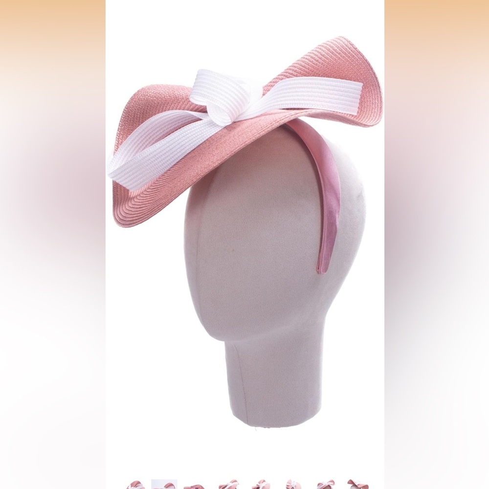 Lawliet Women Formal Fascinator Wedding Church Racing Hat Headband Headpiece